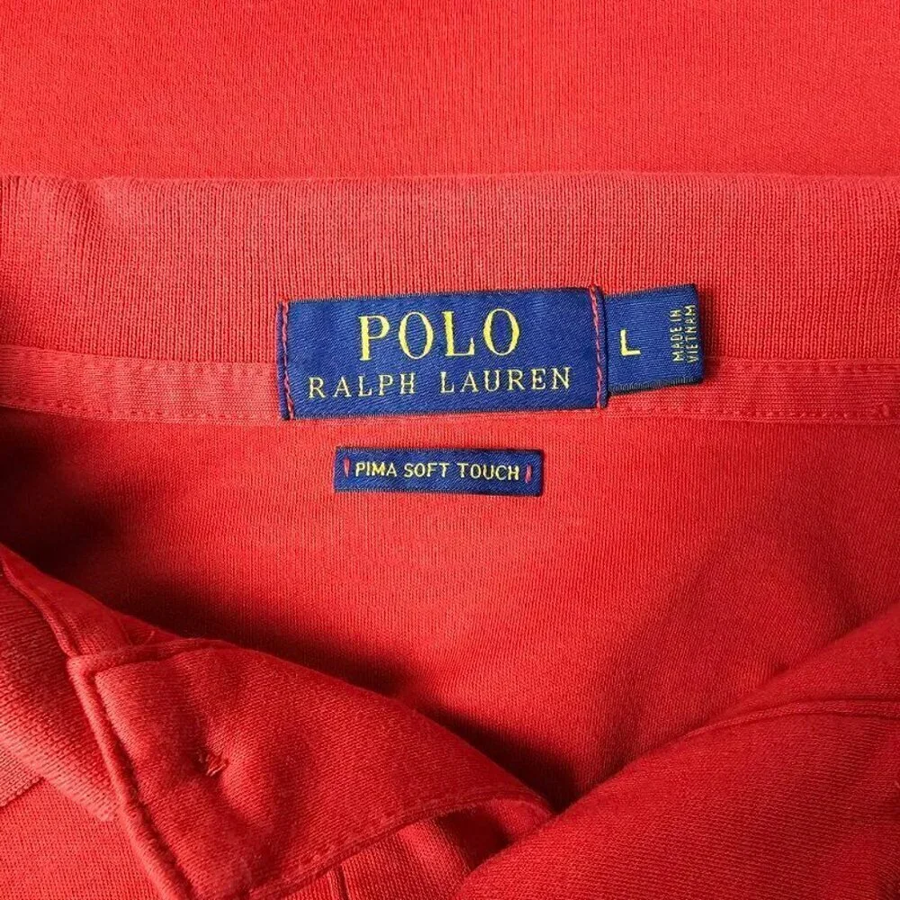 Polo Ralph Lauren Men's New Classic Fit Soft Cotton Red Polo Shirt